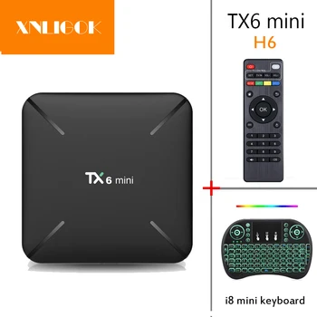 

TX6 mini tv box Allwinner H6 Android 9.0 2GB 16GB 2.4G WIFI USB 3.0 Youtube Netflix Facebook Game Support 4K IPTV Set top box