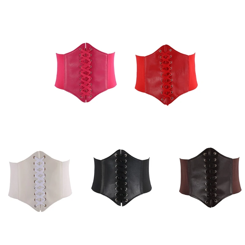 plus size chain belts Fashion Trend Women Body Shaper Buckle Wide Waistband Waist Belt Underbust Corset Belt New Accessories Body Building ladies belt for jeans