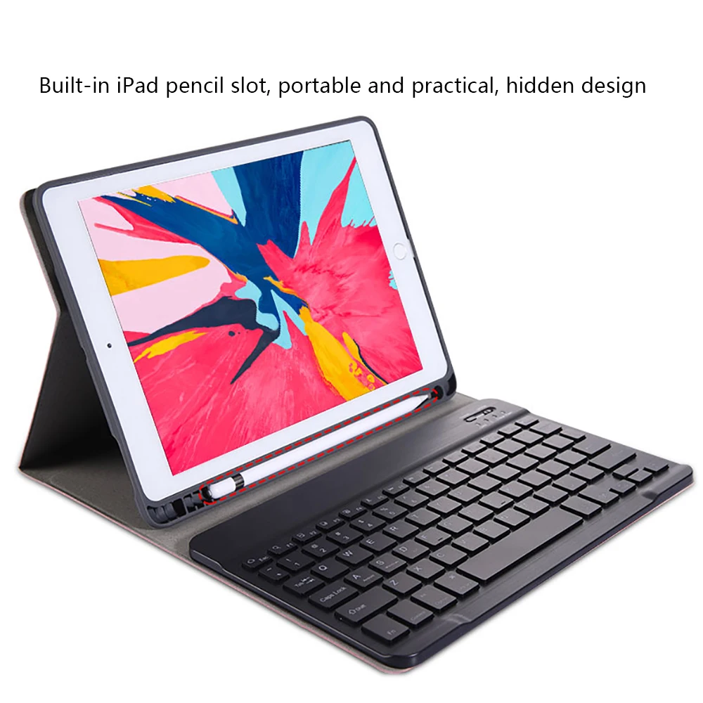Чехол-клавиатура с подсветкой США для iPad Air 3 iPad Pro 10,5() чехол для планшета с держателем для ручки Bluetooth клавиатура кожаный чехол для планшета