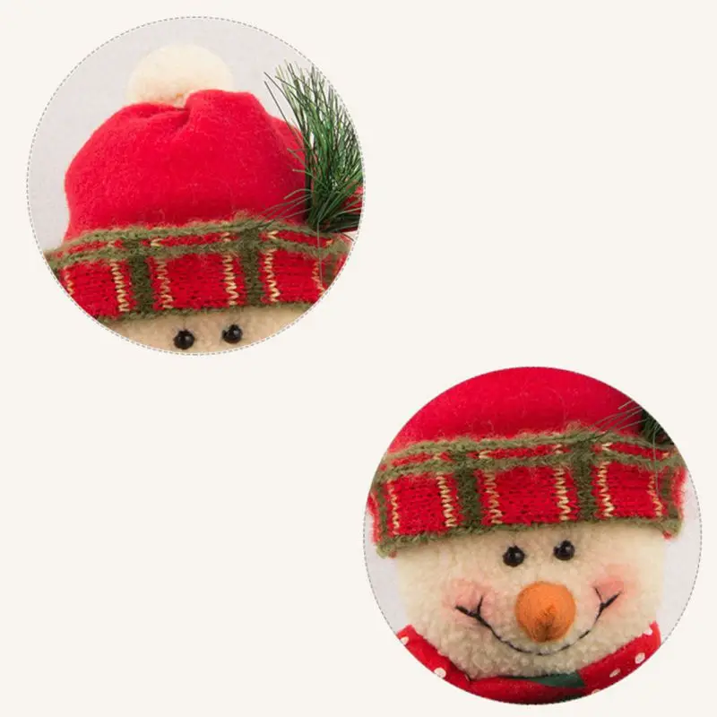 Christmas Santa Snowman Candy Box Fabric Storage Gift Boxes Christmas Decoration Xmas Festive Supplies articulos de navidad