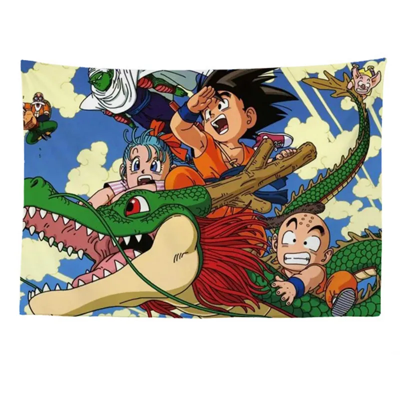 Аниме Dargon Ball Z гобелены художественные настенные гобелены постельные покрывала диван-кровать пледы домашний декор