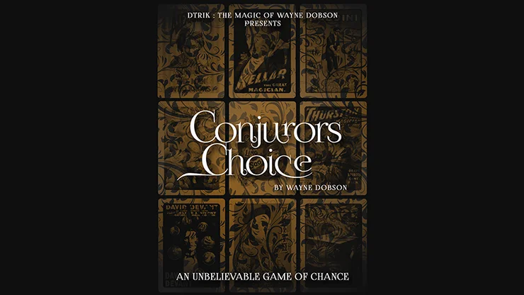 Выбор Conjuror от Wayne Dobson(Gimmicks и онлайн инструкции) волшебные карты трюки ментализм магические иллюзии крупным планом реквизит