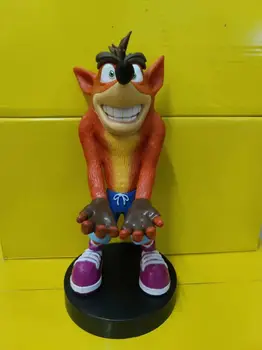 

Anime Crash Bandicoot Action Figure Game Mobile phone stand PVC Collectible Model Toys 20cm