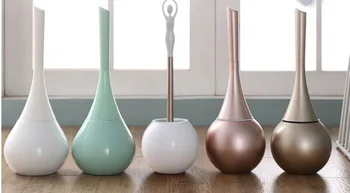 

Creative European-Style Bathroom Toilet Brush Toilet Brush Set with Stainless Steel Base Toilet Cleaning Brush