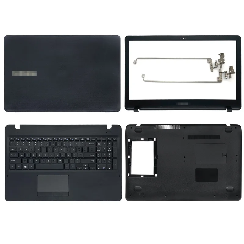 laptop bags NEW Laptop LCD Back Cover/Front Bezel/Hinges/Palmrest/Bottom Case For Samsung NP300E5K NP300E5M NP3500EM NP300E5L Series Black laptop heat pad