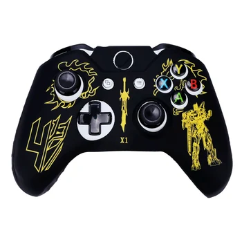

OURSTEAM Top Selling Laser Painting Skin Rubber Case For Microsoft Xbox One Controller