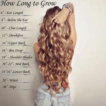 S-noilite Long wavy Clip in One Piece Hair Extension half head real natural hair Synthetic clip in Hairpiece for women 5