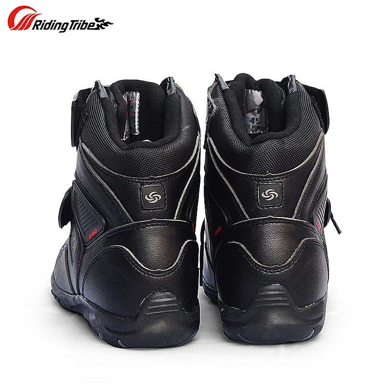 Motorcycle Ankle Boots Moto Racing Shoes men woman Motorbike Riding Protective Off-Road tooling work ridng boots riding tribe