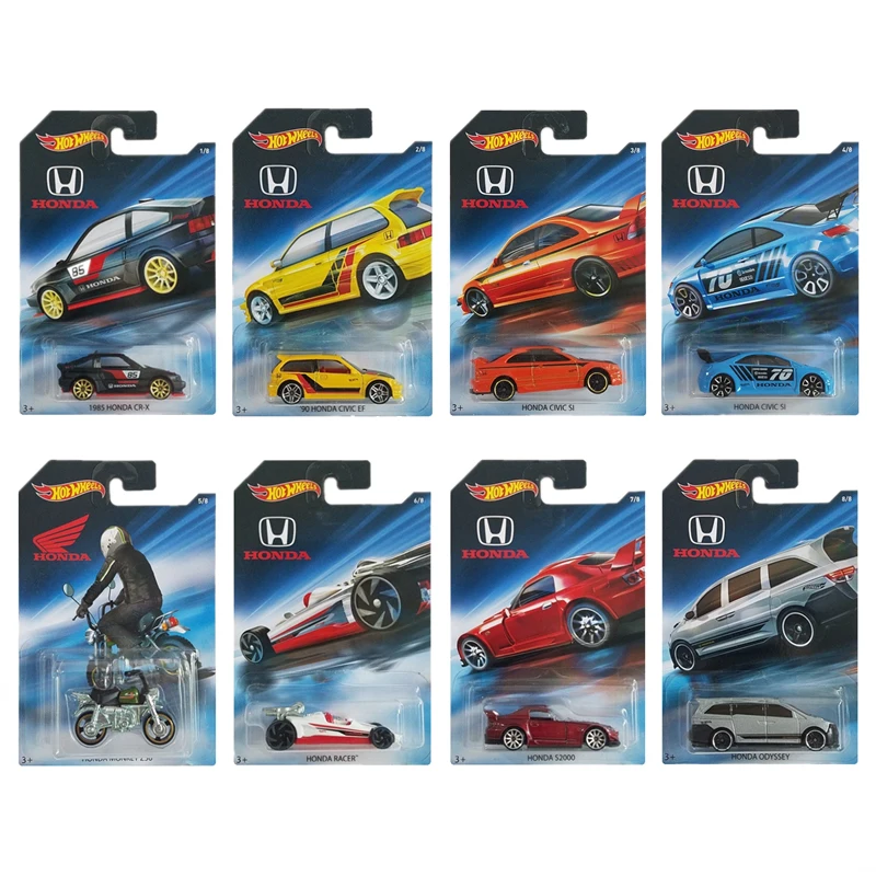 Original Hot Wheels Car Model 1:64 Diecast Limited Collector Edition 50th Anniversary of Rambogini Honda Ford Metal Boys Toys