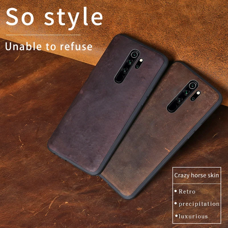Чехол из натуральной кожи для xiaomi redmi note 8 pro k20, роскошный противоударный чехол для xiaomi Mi 9 T 9 T PRO, чехол из натуральной кожи
