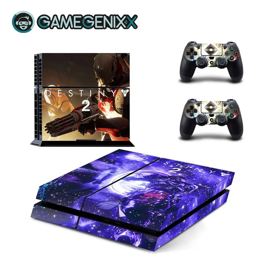 Наклейка на кожу GAMEGENIXX защитный винил наклейка для консоли PS4 и 2 контроллера-deuty 2 - Цвет: Destiny 2