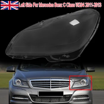 

MagicKit Hot Sale UK Stock Headligts Cover Lens Left Side for Mercedes Benz C Class W204 2011-2013