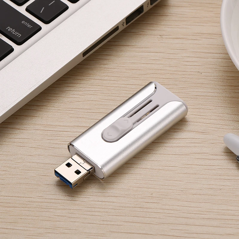 OTG USB флеш-накопитель USB 3,0 для iPhone/iPad/IOS/Android/PC 128 Гб 64 ГБ 32 ГБ 16 ГБ 8 ГБ флеш-накопитель 3 в 1 высокоскоростной флеш-накопитель