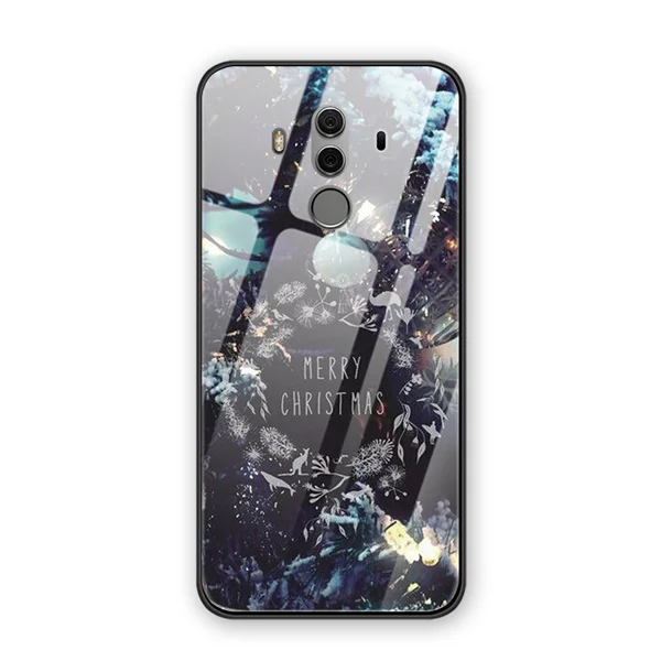 HUAWEI Honor 6X7 7C 7X8 закаленное стекло чехол Рождественская елка для HUAWEI Honor7 7X 7C 6X Honor8 рождественское закаленное стекло - Цвет: 6070