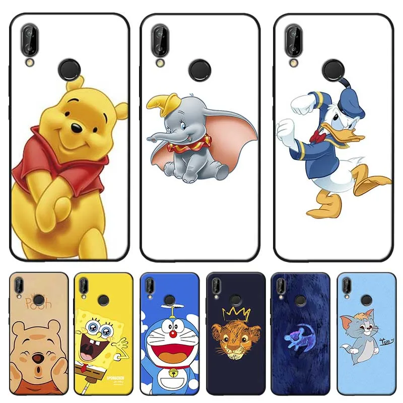Cartoon Animals Cover for xiaomi redmi note 7 k20 pro 5 6 4x 7a Clear Soft Silicone Phone Case |