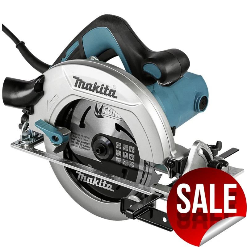 Пила циркулярная Makita HS7601K (Мощность 1200Вт скорость холостого хода 5200 об/мин