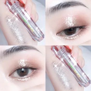 

Qian Hope Liquid Eye Shadow Shimmering Powder Disc Sequin Pearly Lustre Waterproof INS Super Fire Flash Beads Shiny Super Shiny