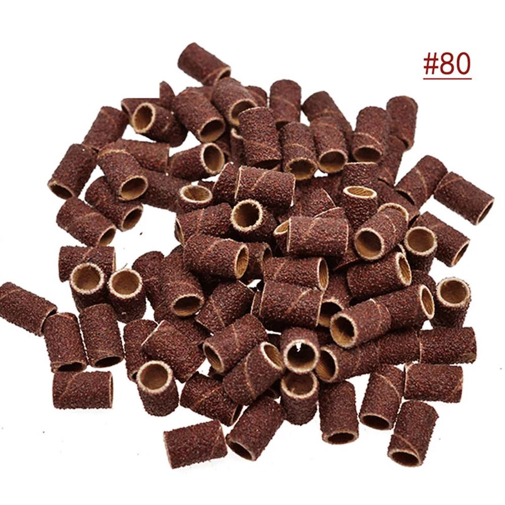 Nail Art Sanding Bands for Manicure Pedicure Nail Machine Machine Replacement Accessory Nail Tool - Color: 80