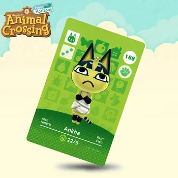 

188 Ankha Animal Crossing Card Amiibo Cards Work for Switch NS 3DS Games