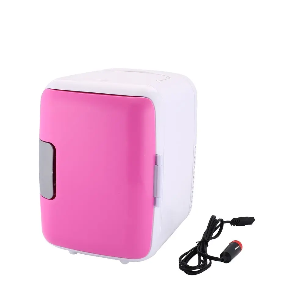 

Compact Size 4L Car Refrigerators Ultra Quiet Low Noise Car Mini Refrigerators Freezer Cooling Heating Box Fridge