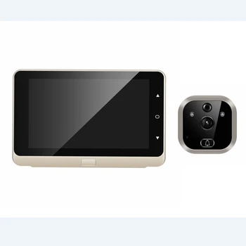 

5.0 Inch OLED Display Doorbell Viewer Motion Detection HD Digital Door Peephole Camera Photo Video Record Wide Angle Door Eye