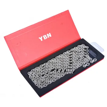 

Biicycle Chain SLA Silvery Bicycle Full Hollow 10 Speed Mountain Road Bike Chain 10 Variable Ultralight 248g 116 Links Boxed