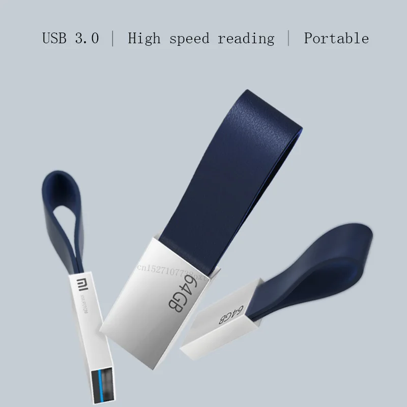 Xiaomi Mijia U диск 64 Гб USB 3,0 Высокоскоростная передача металлический корпус Компактный размер переносной ремешок дизайн