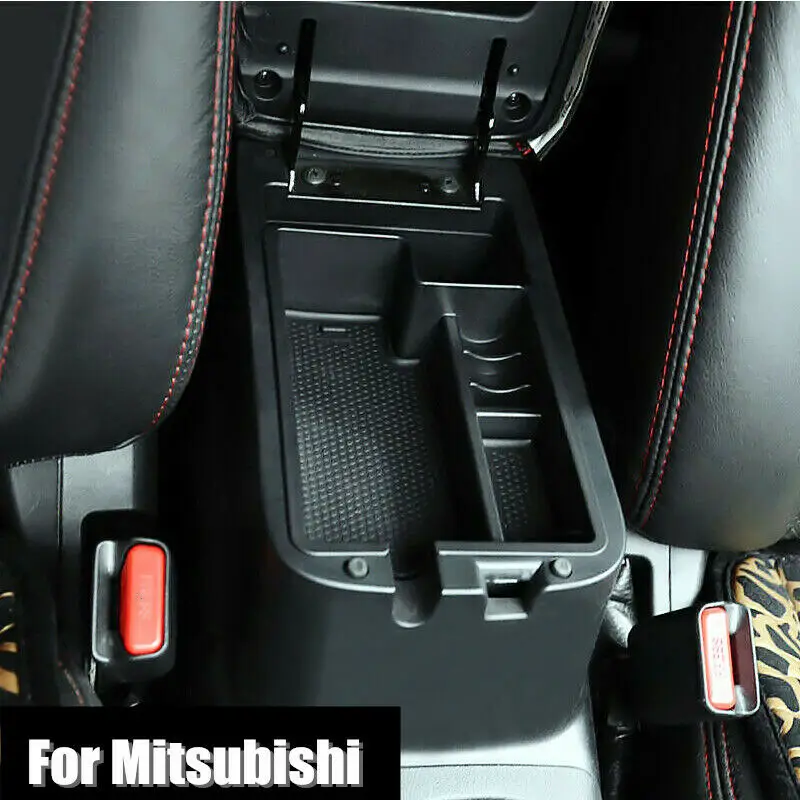 1 шт. черный внутренний подлокотник ящик для хранения Органайзер для Mitsubishi Outlander 2013
