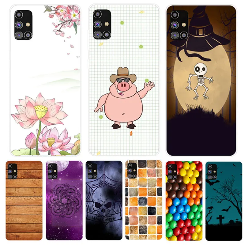 

Case For Samsung M31S Fashion Painted pattern High Quality Soft Silicone Shockproof Back Cover For Samsung M31S M 31S Phone Case
