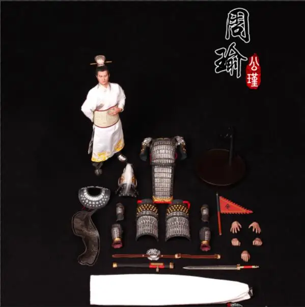 1/6 полный набор фигурка Коллекционная кукла 303 игрушки три царства 1/6 Чжоу Yu мужской экшн фигурка коробка набор фигурка игрушка с лошадью - Цвет: only zhouyu