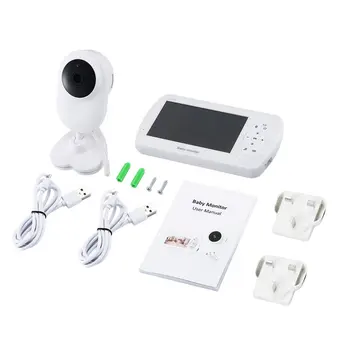 

Wireless Video Color Monitor 4.3 inch High Resolution Baby Nanny Camera Night Vision Temperature Sleeping Monitor