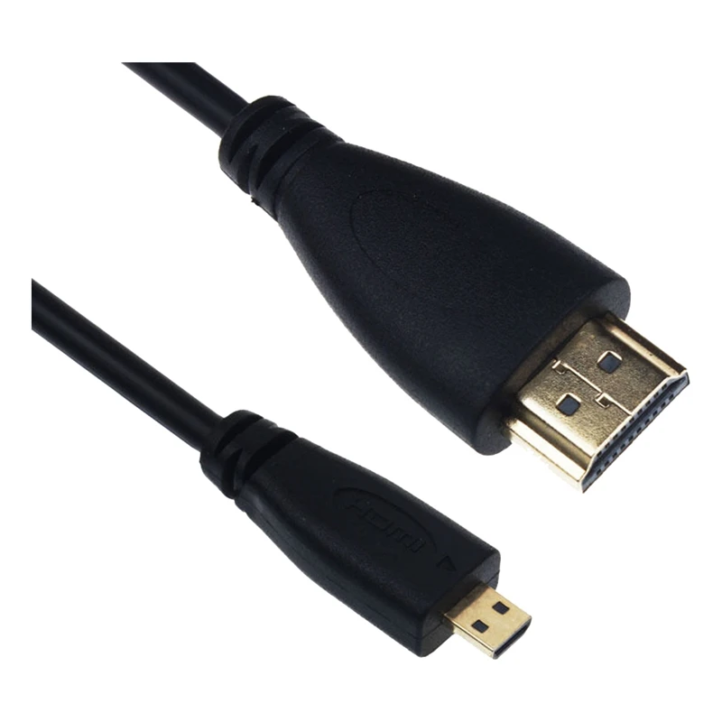 Высокая скорость микро HDMI к HDMI кабель Линия 1080P HD для планшетных ПК 1,5 м