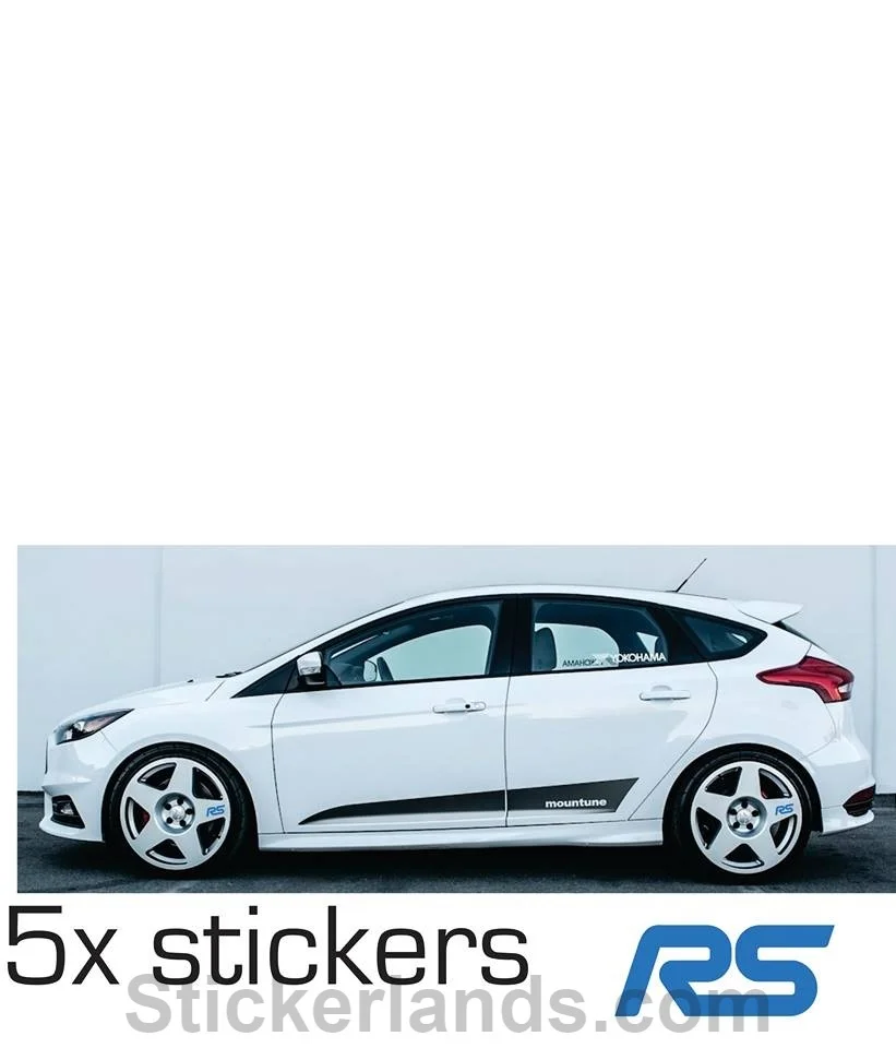 Для 5X FORD RS наклейки колесная наклейка фокус Cosworth C-Max S-Max Galaxy Fusion