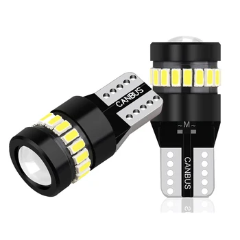 

2x 6000K White Car Light T10 W5W LED Side Marker Lights For BMW E60 E90 Mercedes Benz W211 W221 W220 Audi Q3 Q5 Q7 Mazda 3 6 CX5