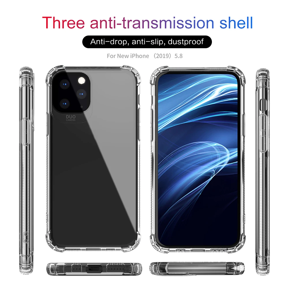 Для iPhone XI 11 Pro Max Ультратонкий чехол+ Защитная пленка UK
