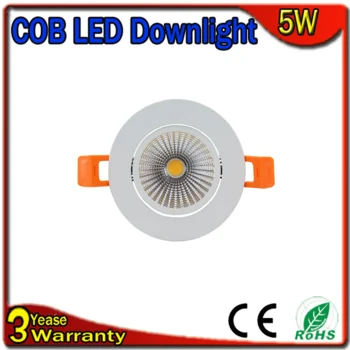 

10PCS/Lot Samsung Chip 3 Years Warranty 5W LED Downlight COB LED Down Light Dimmable Recessed Ceiling Bulb Spot Lighting Lamp