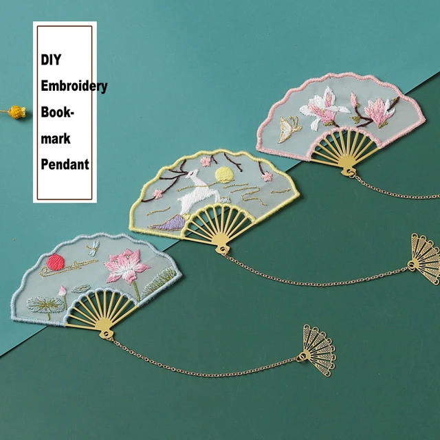 Umbrellas Bookmark Cross Stitch Kit