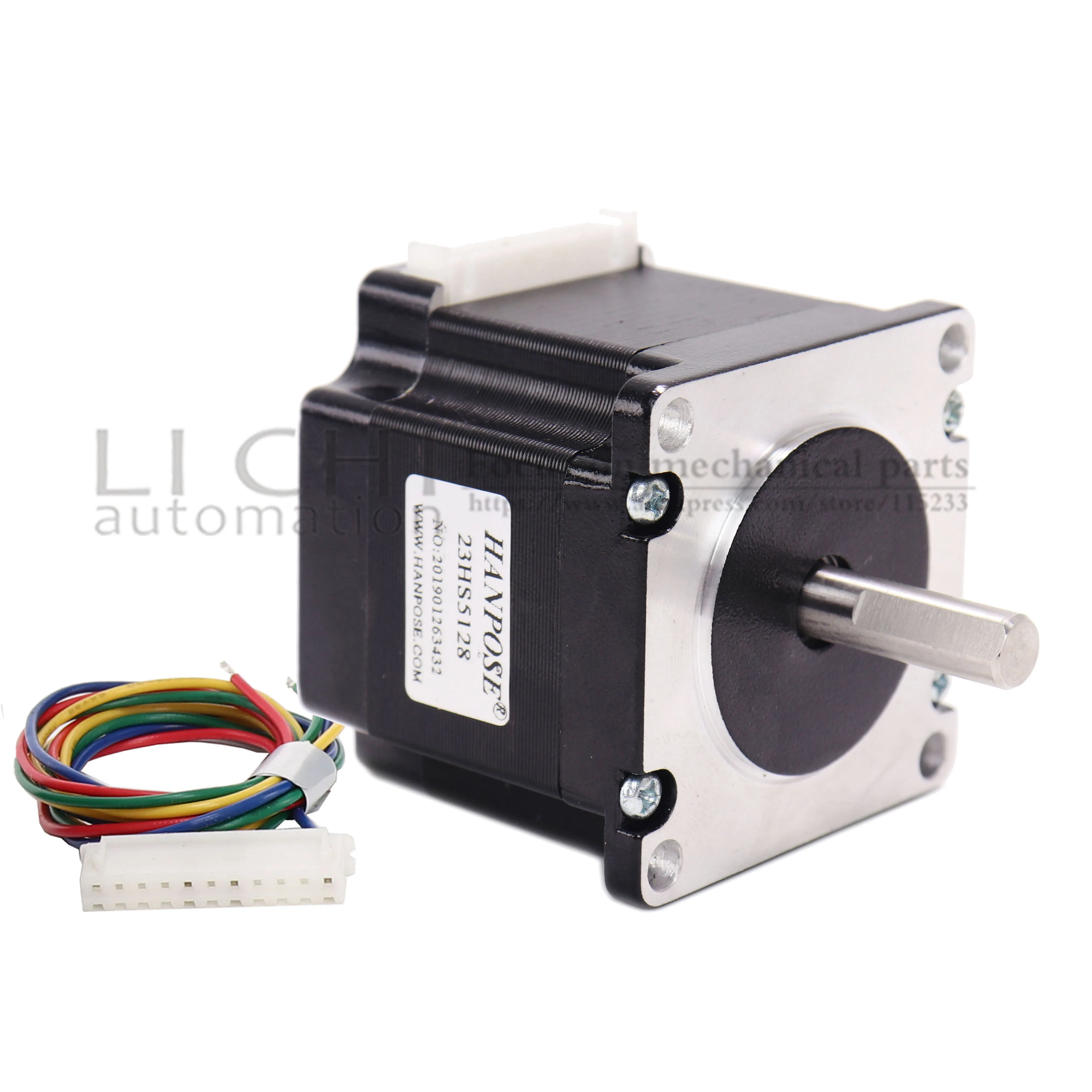 Шаговый двигатель NEMA23 51 мм 101N. См 23HS5128 2.8A ось D 6 35 8 для роботов и 3D принтеров