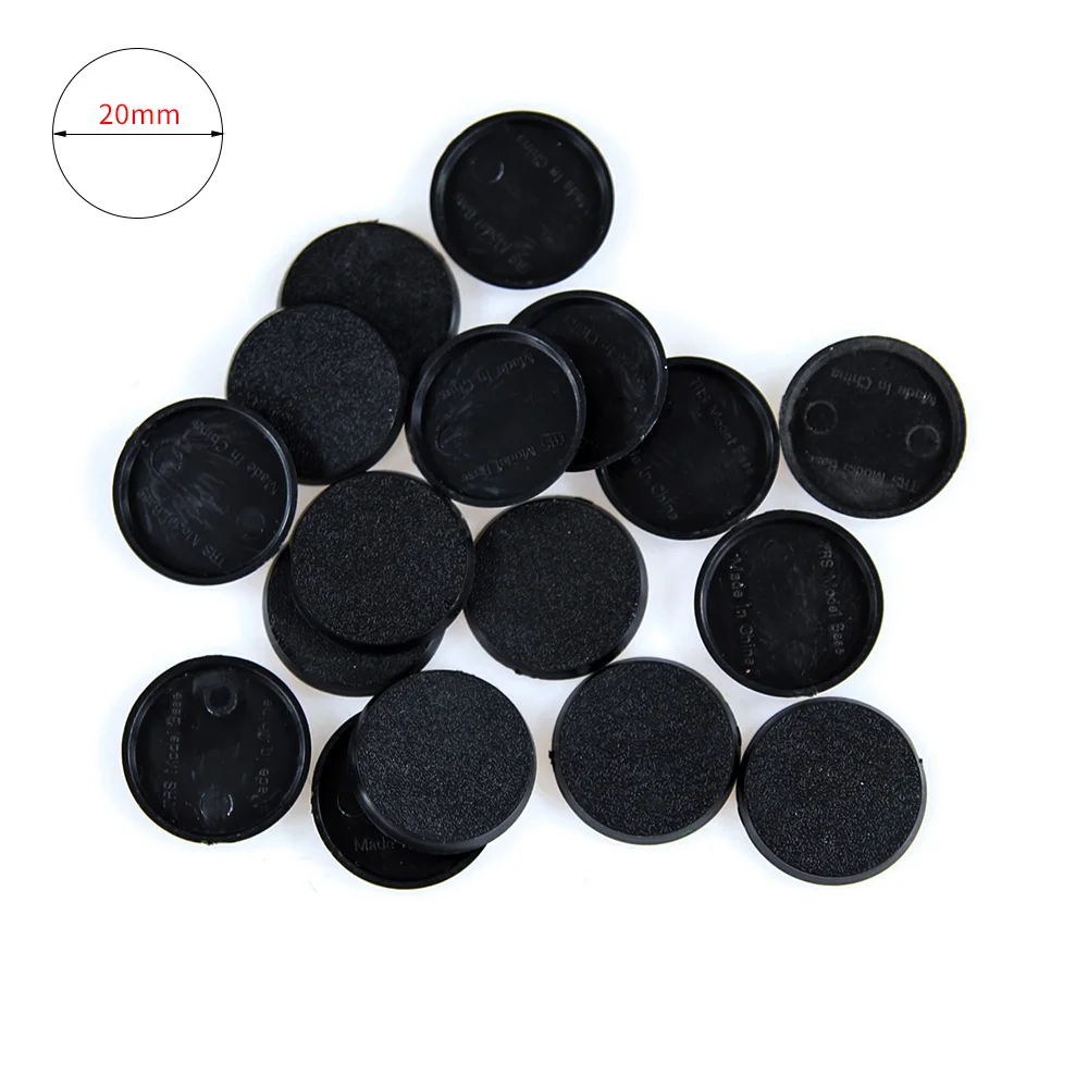 

Table Base 20mm Table-Games Miniatures Plastic Round Bases Model Wargame Hand-made Toys for Gaming 50pcs/100pcs