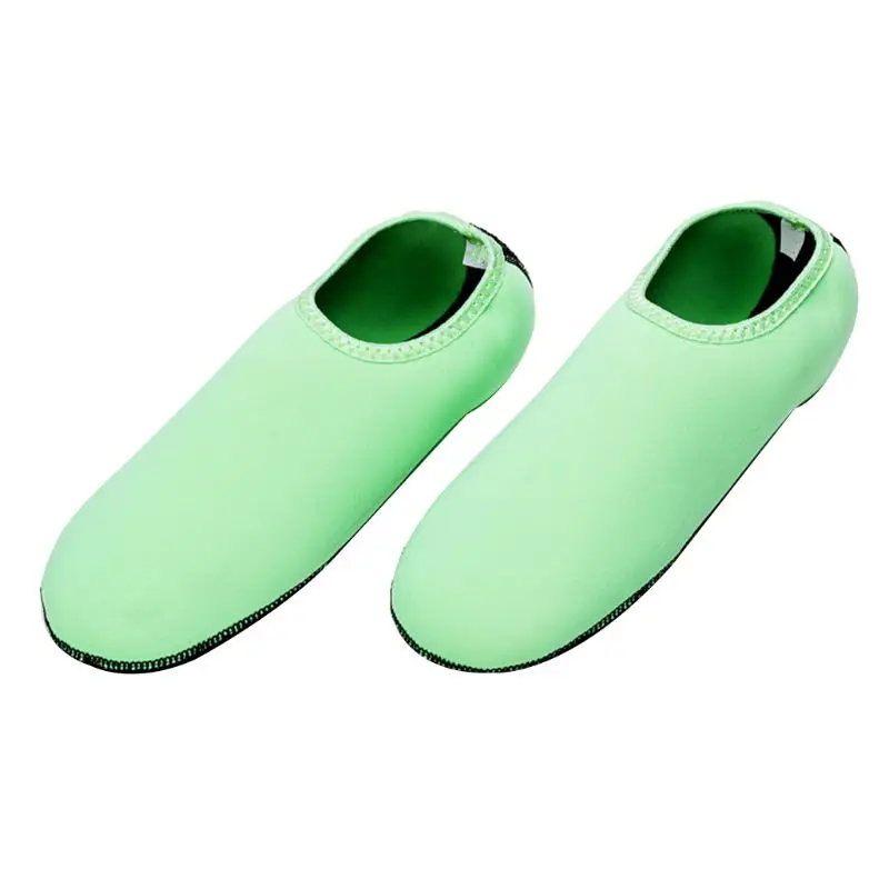 Green Size L Унисекс тонкая эластичная спортивная обувь для дайвинга на открытом воздухе гибкий дышащий нескользящий носок для серфинга йоги водонепроницаемый легкий купальник - Цвет: Green Size L