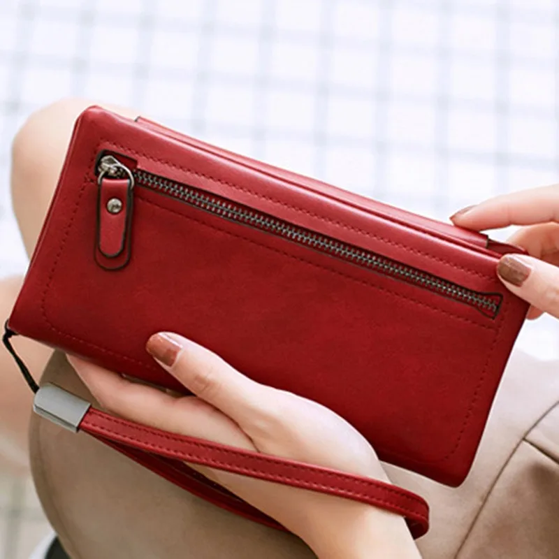 

Fashion Korean Version Of The Long Wallet Female New Large-Capacity Multi-Layer Card Holder Ladies Wallet Hand-Held Wallet