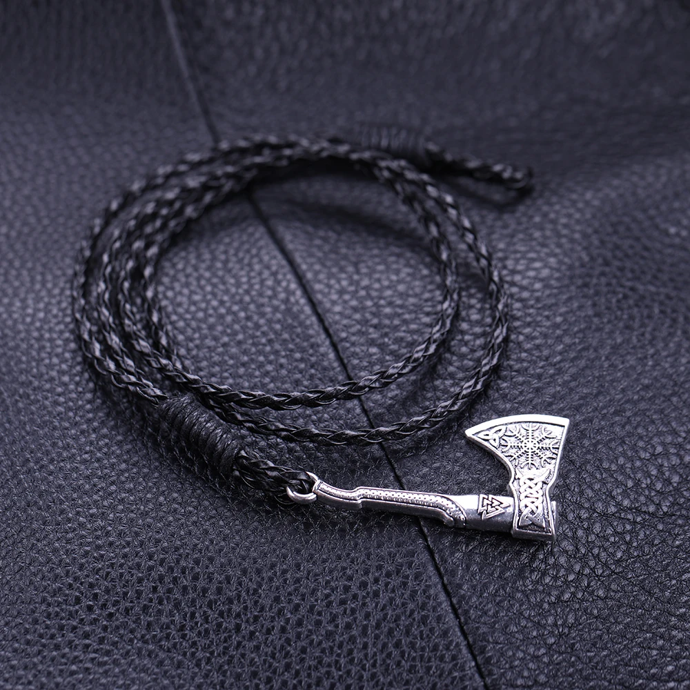 Myshape, Винтажный Индийский кожаный браслет, ювелирные изделия, модные аксессуары, славянский браслет, браслет викингов, топор