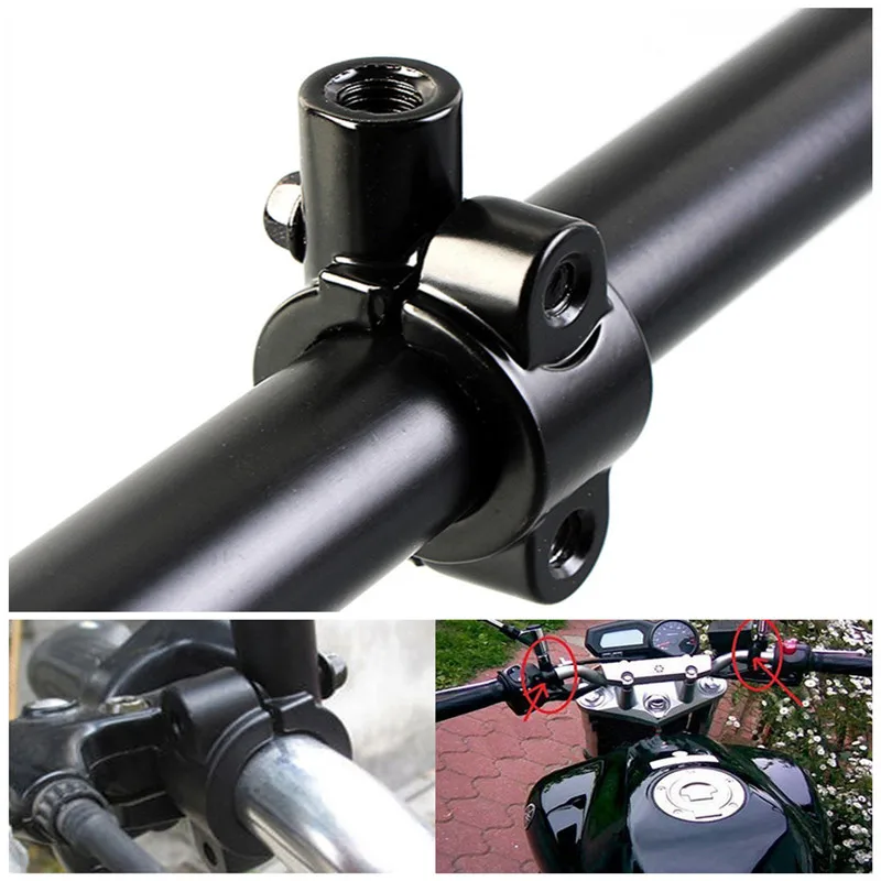 

1 PCS Universal Motorcycle Handle Bar Mirror Mount Holder Rearview Handlebar Mirror Clamp Brackets Adapter Accessories