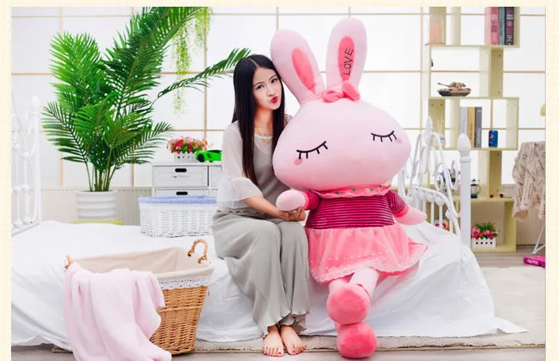 Кролик Куклы Плюшевые классические кролик игрушка забавный кролик Kawaii плюшевая подушка для детей друзья девочки милые животные CC50MR