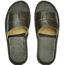 Мужские и женские домашние тапочки; сезон весна-лето; домашняя обувь на нескользящей подошве из натуральной коровьей кожи; модная повседневная домашняя обувь на мягкой подошве