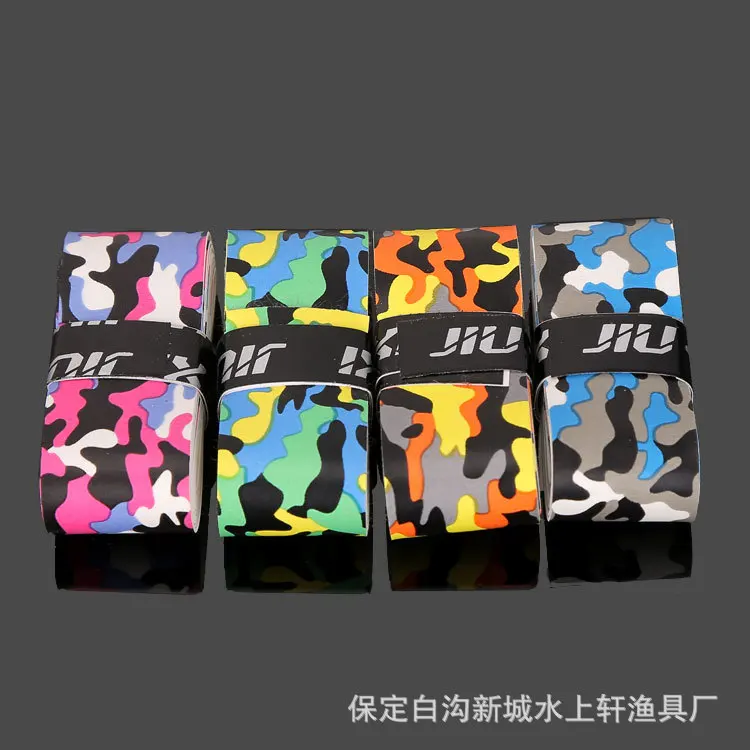 

Lengthen Camouflage Sweat Absorbing Shuttlecock Grip Tape Fishing Rod Non-slip Belt Thick Handle Twine Belt