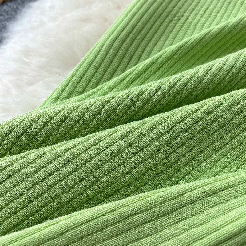 2020 sexy Slim v neck Knitted Midi Dress tank sundresss vestido de fiesta split Summer Party Women Casual Knee Length dress