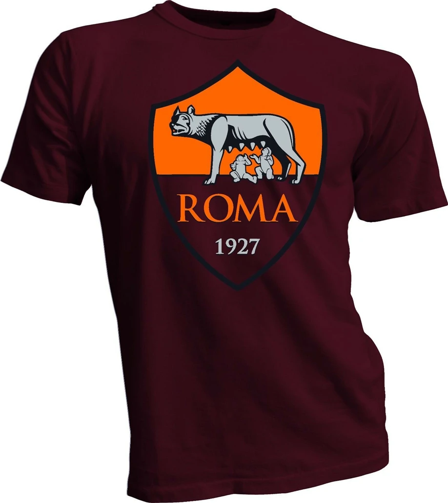 Футболка A S Roma I Giallorossi итальянская Итальянская серия Футбольная Спортивная