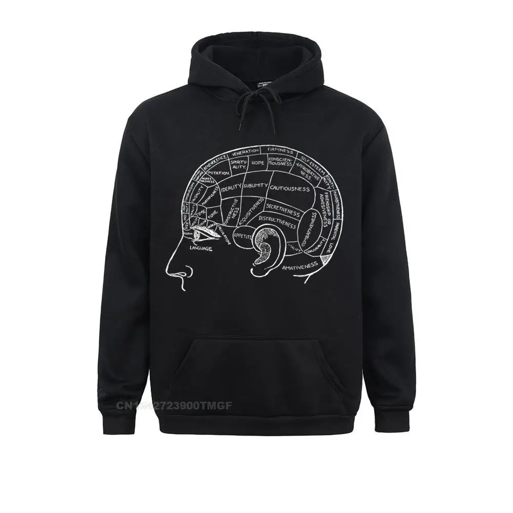 Phrenology Chart Head T-Shirt Psychology Psychiatry Science T-Shirt__17851 Sweatshirts Long Sleeve 2021 Hot Sale Men Summer/Autumn Hoodies Printed Sportswears  Phrenology Chart Head T-Shirt Psychology Psychiatry Science T-Shirt__17851black