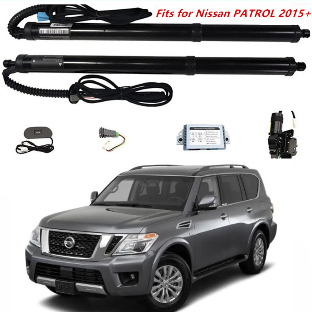 Подходит для Nissan PATROL Car Caccessorie Интеллектуальная электрическая задняя дверь модифицированный багажник Поддержка стержень подъемный задний Дверной Переключатель Быстрый